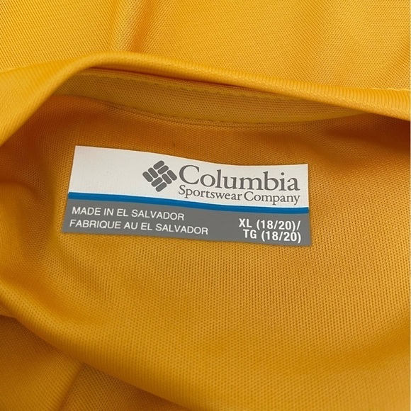 New Columbia SPF 50 OmniShade Sun Protection Short Sleeve Shirt Youth Boy XL NWT - Picture 7 of 8